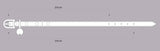 Land of Meow Linny Cat Collar Dimensions